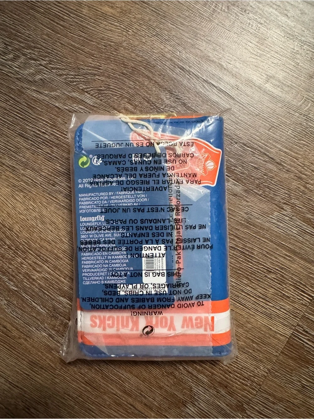 Loungefly Blue and Orange Sports Card Holder Wallet